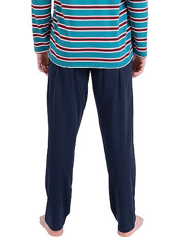 Pyjama long homme rayures aventure athena