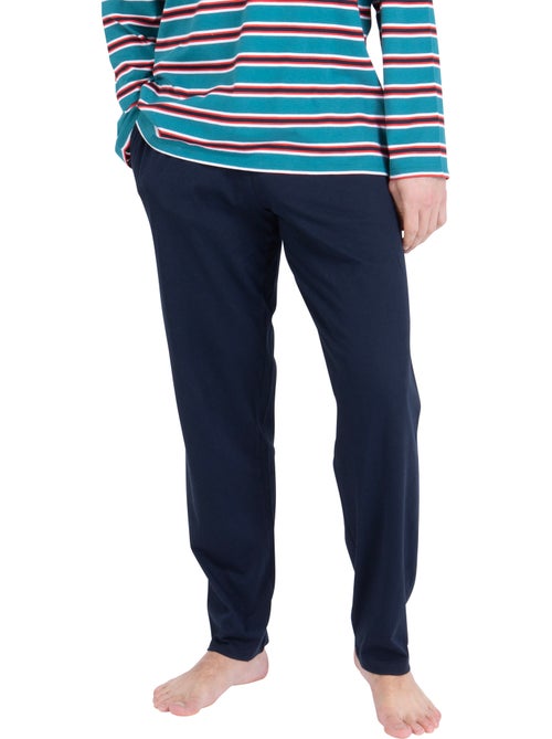 Pyjama long homme rayures aventure athena - Kiabi Pyjama long homme rayures aventure athena - Kiabi