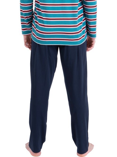 Pyjama long homme rayures aventure athena - Kiabi Pyjama long homme rayures aventure athena - Kiabi