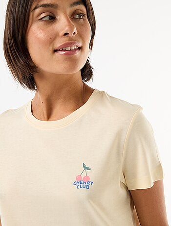 Pyjama long imprimé - 2 pièces