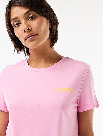 Pyjama long imprimé - 2 pièces