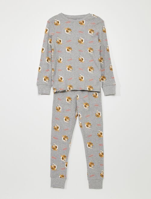 Pyjama long imprimé all over - Kiabi