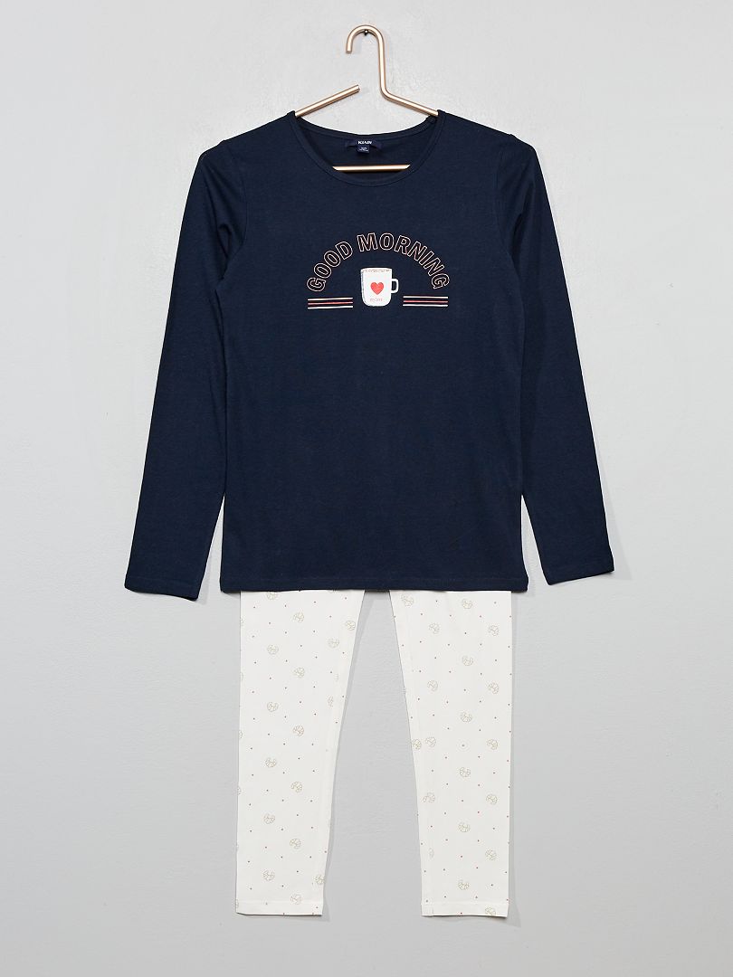 Haut De Pyjama Bleu Marine Pour Fille - Taille 12 Ans - Style Marin - Occasion En Très Bon état