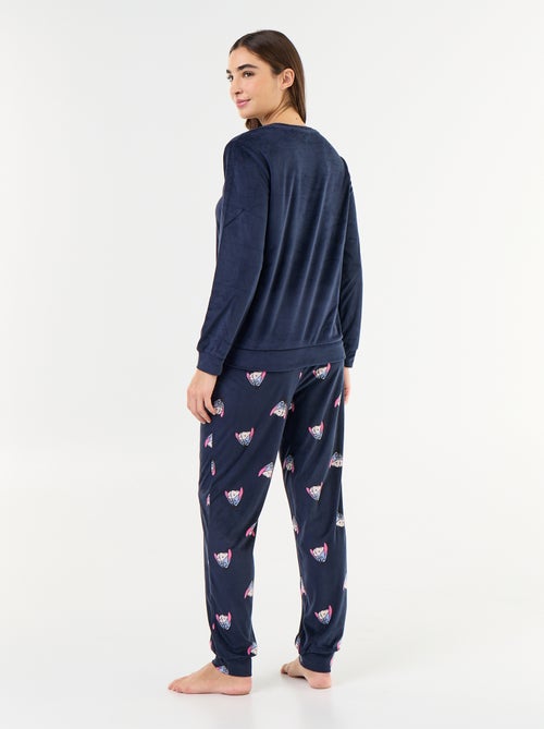 Pyjama long imprimé 'Disney' - 2 pièces - Kiabi Pyjama long imprimé 'Disney' - 2 pièces - Kiabi