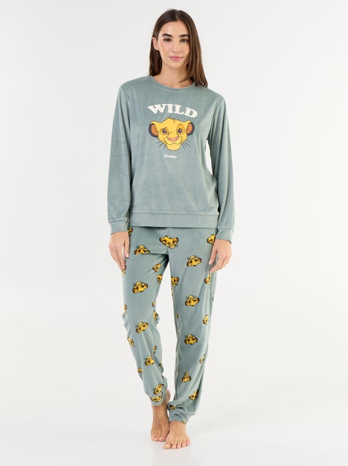 Pyjama long imprimé 'Disney' - 2 pièces - Kiabi Pyjama long imprimé 'Disney' - 2 pièces - Kiabi
