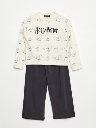 Pyjama long imprimé 'Harry Potter' - 2 pièces