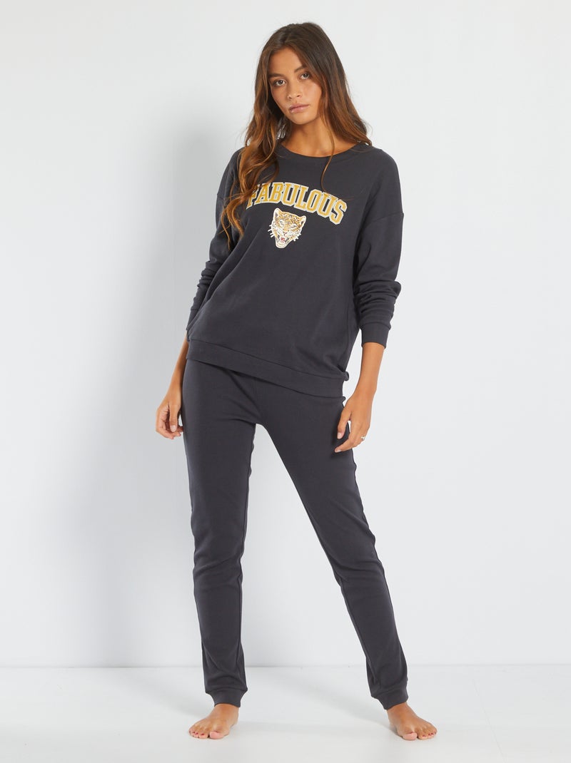 Pyjama long imprimé 'High School Musical' Gris - Kiabi
