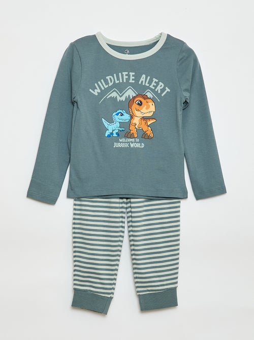 Pyjama long imprimé 'Jurassic World' - Kiabi