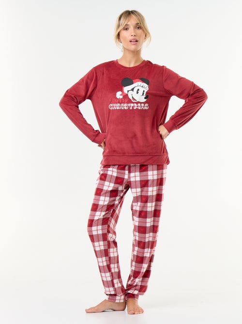 Pyjama long imprimé 'Minnie' 'Disney' - 2 pièces - Kiabi