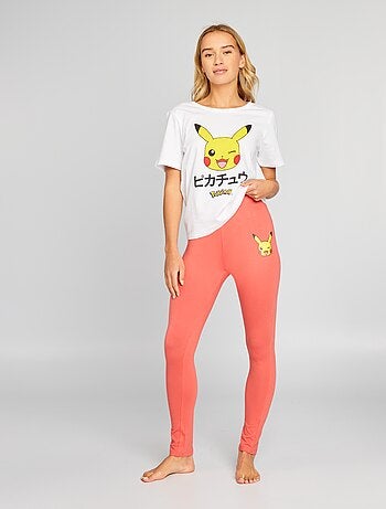 Pyjama long imprimé 'Pokémon' - 2 pièces
