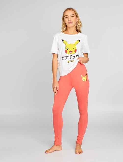 Pyjama long imprimé 'Pokémon' - 2 pièces - Kiabi