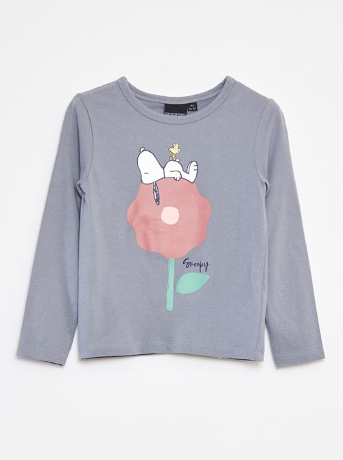 Pyjama long imprimé 'Snoopy' - 2 pièces - Kiabi