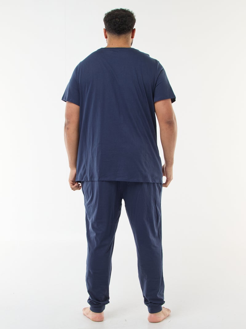 Pyjama long imprimé 'Star Wars' - 2 pièces Bleu - Kiabi