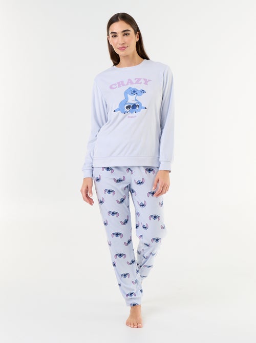 Pyjama long imprimé 'Stitch' 'Disney' - 2 pièces - Kiabi Pyjama long imprimé 'Stitch' 'Disney' - 2 pièces - Kiabi