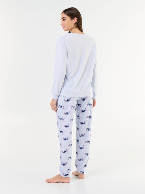 Pyjama long imprimé 'Stitch' 'Disney' - 2 pièces - Kiabi Pyjama long imprimé 'Stitch' 'Disney' - 2 pièces - Kiabi