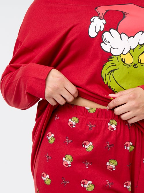Pyjama long 'Le Grinch' - 2 pièces - Kiabi