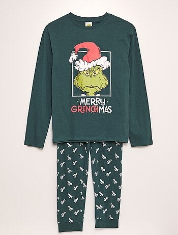 Pyjama long Le 'Grinch' - 2 pièces