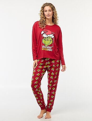 Pyjama long 'Le Grinch' - 2 pièces
