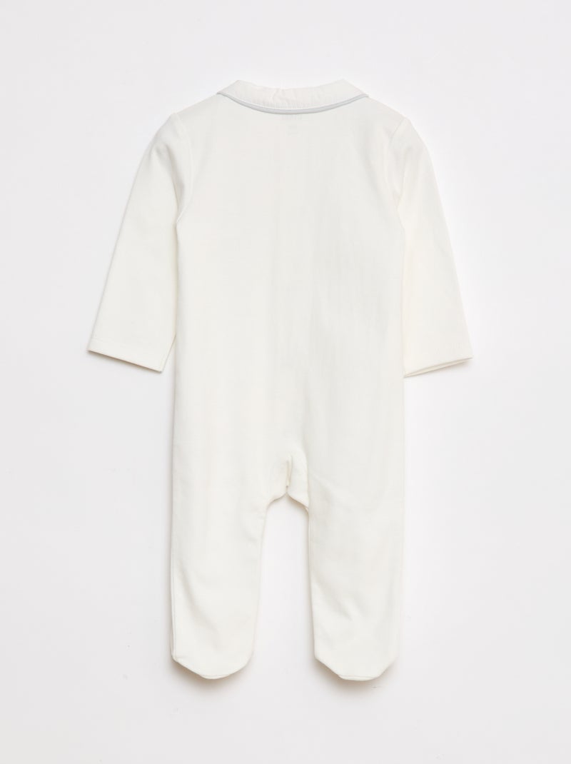 Pyjama long léger Blanc - Kiabi