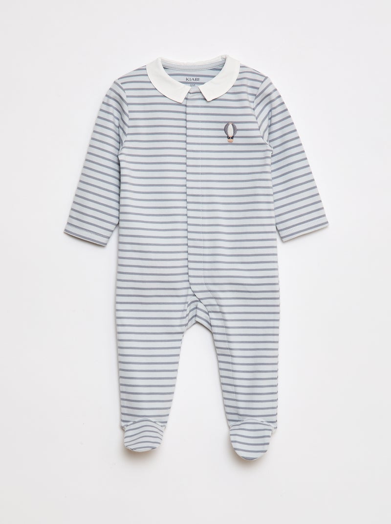 Pyjama long léger Bleu - Kiabi