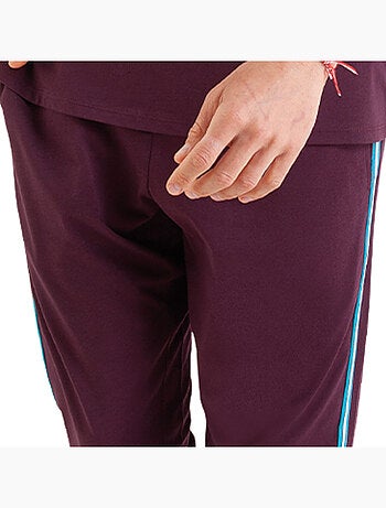 Pyjama long manches courtes col rond homme Club Athena