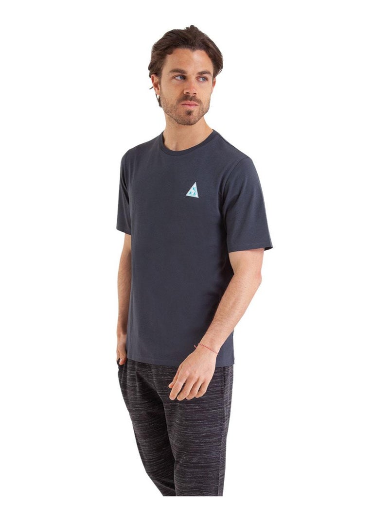 Pyjama long manches courtes homme Homewear gris anthracite - Kiabi