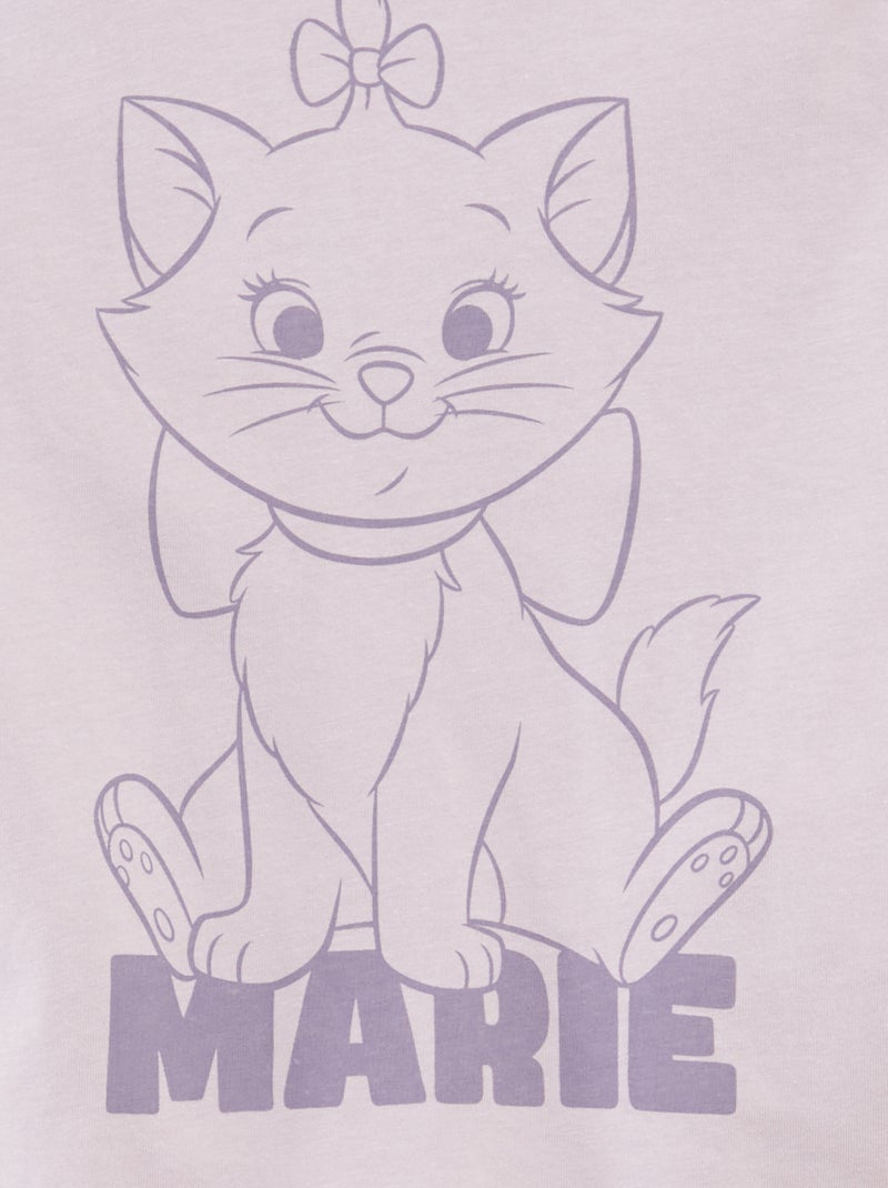 Pyjama long 'Marie' - 2 pièces Violet - Kiabi