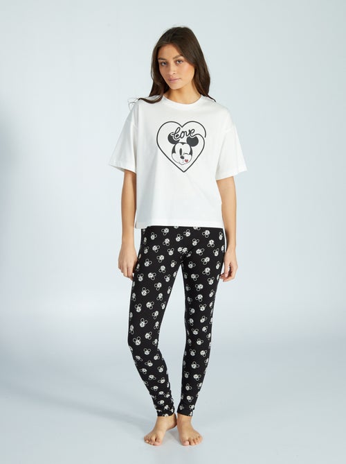 Pyjama long 'Mickey' - 2 pièces - Kiabi