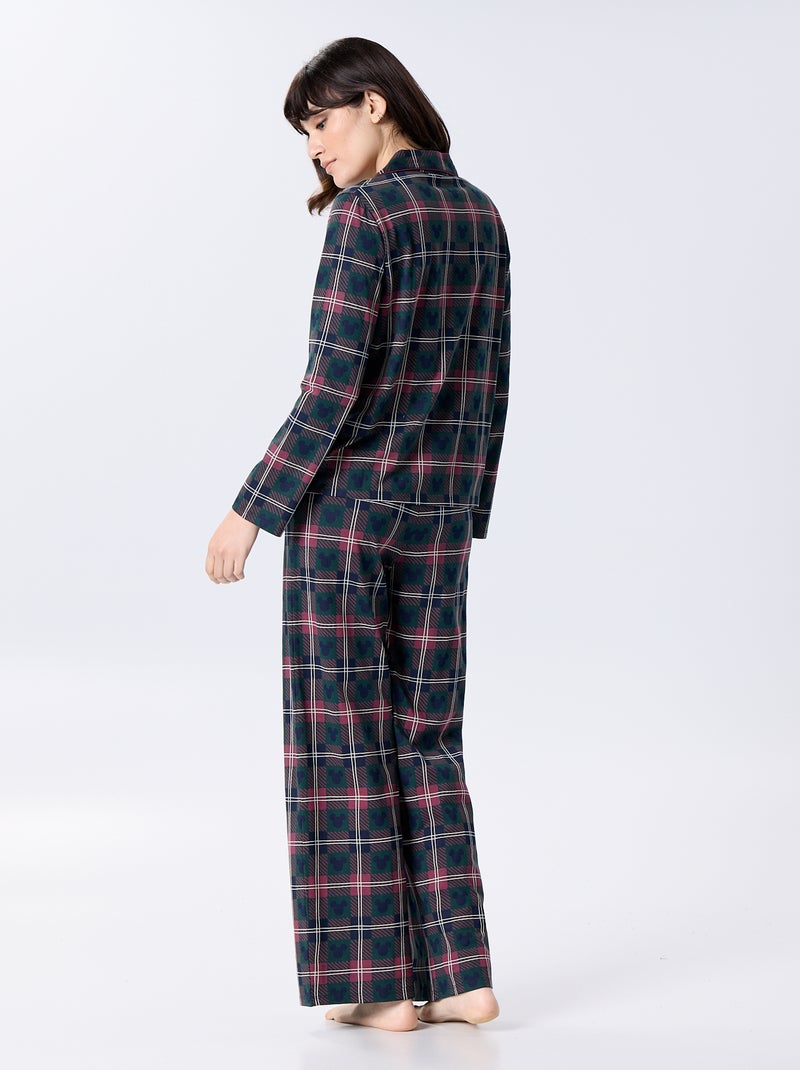 Pyjama long 'Mickey' 'Disney' 'Noël' - 2 pièces Rouge - Kiabi