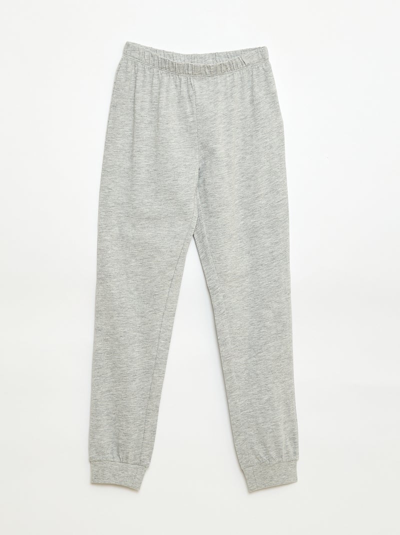 Pyjama long 'Minecraft' - 2 pièces Gris/bleu - Kiabi