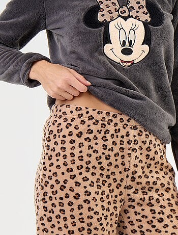 Pyjama long 'Winnie' de 'Disney' en polaire - 2 pièces