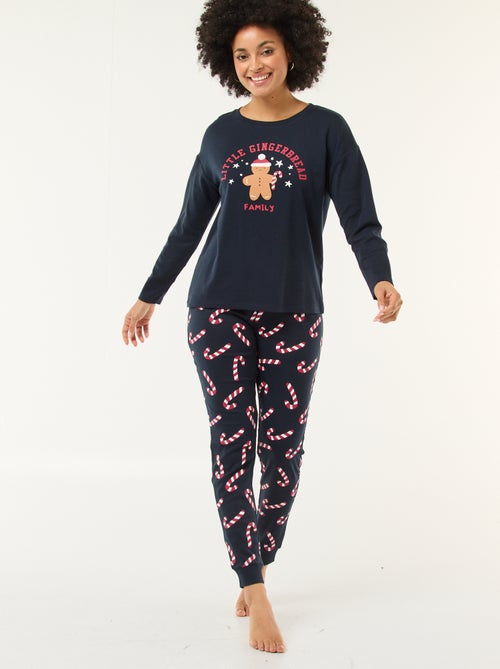 Pyjama long Noël - 2 pièces - Kiabi