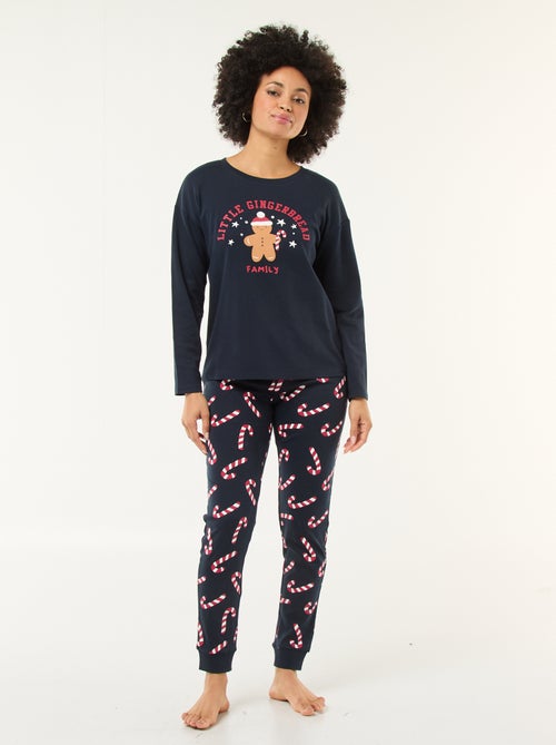 Pyjama long Noël - 2 pièces - Kiabi