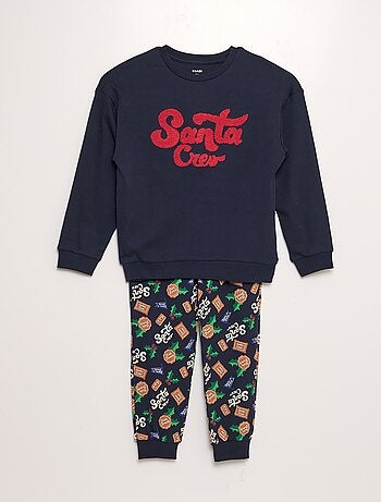 Pyjama long 'Noël' t-shirt + pantalon - 2 pièces