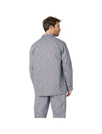 Pyjama long ouvert homme Popeline Eminence