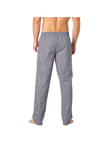 Pyjama long ouvert homme Popeline Eminence