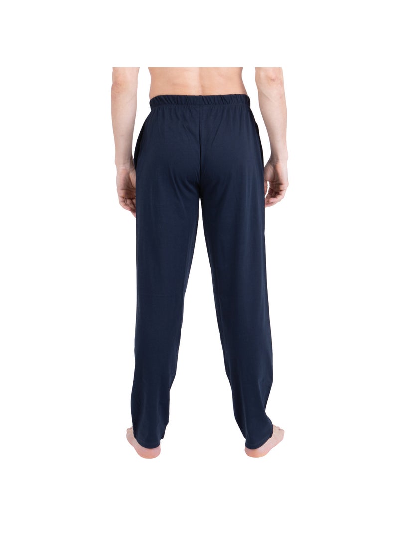 Pyjama long ouvert homme Rayures Ocean Club Athena Bleu - Kiabi