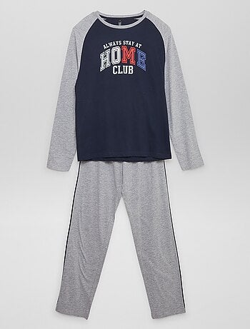 Pyjama long pantalon + t-shirt - 2 pièces