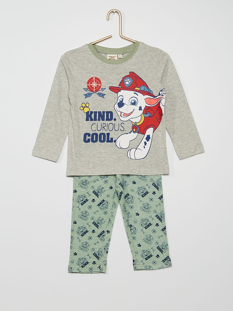 Pyjama long 'Pat'Patrouille' Gris - Kiabi