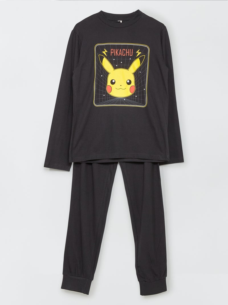 Pyjama long 'Pokémon' - 2 pièces noir - Kiabi