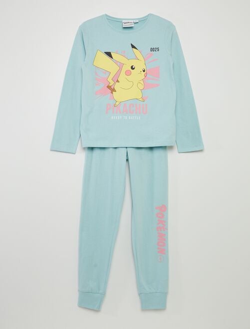 Pyjama long 'Pokemon' en jersey - 2 pièces - Kiabi