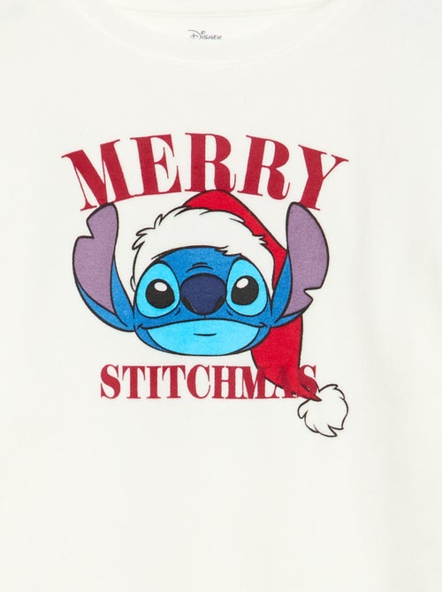 Pyjama long polaire 'Stitch' 'Disney' - 2 pièces - Kiabi