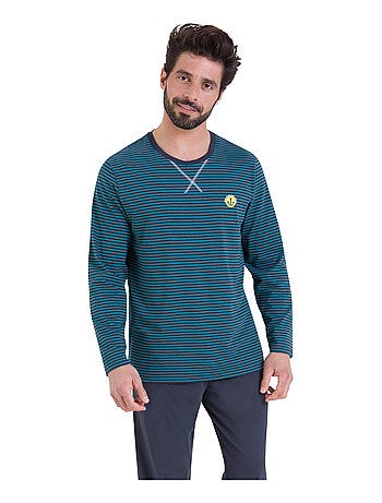 Pyjama long rayures homme L'Escale Athena