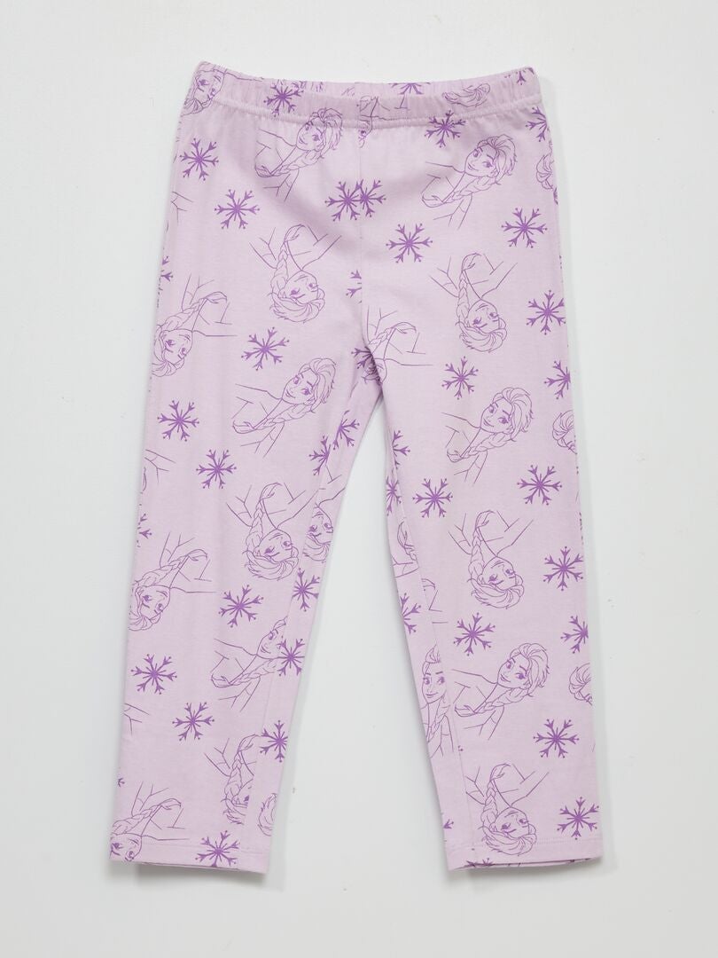 Pyjama long 'Reine des neiges' de 'Disney' - 2 pièces Violet - Kiabi