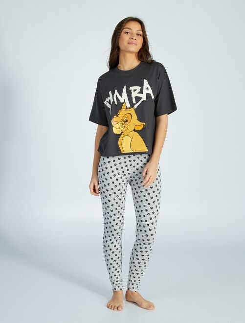 Pyjama long 'Simba' - 2 pièces - Kiabi