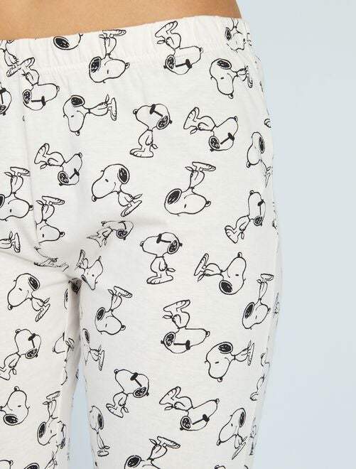 Pyjama long 'Snoopy' - 2 pièces - Kiabi