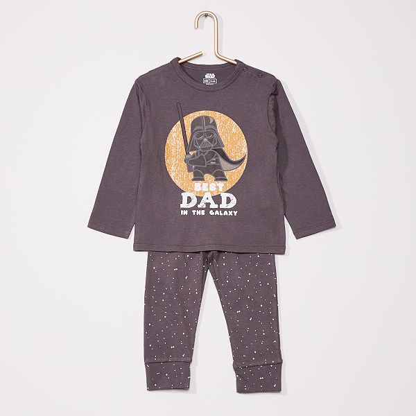 Pyjama Long Star Wars Bebe Garcon Gris Kiabi 12 00