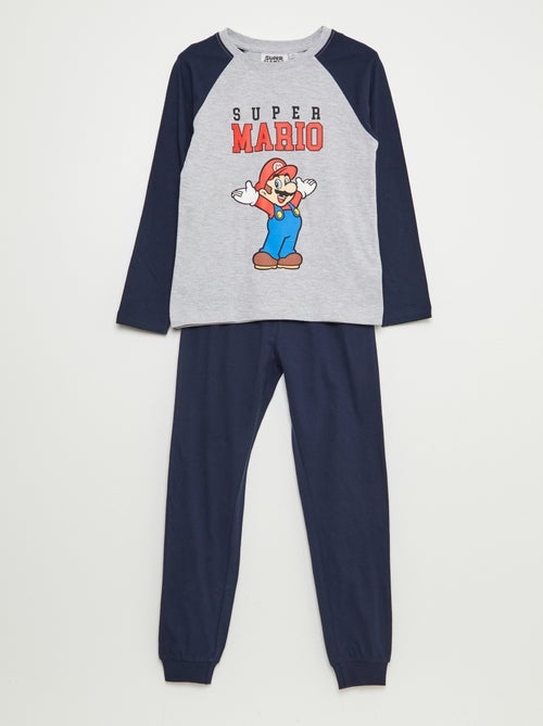 Pyjama long 'Super Mario' 'Nintendo' - 2 pièces - Kiabi