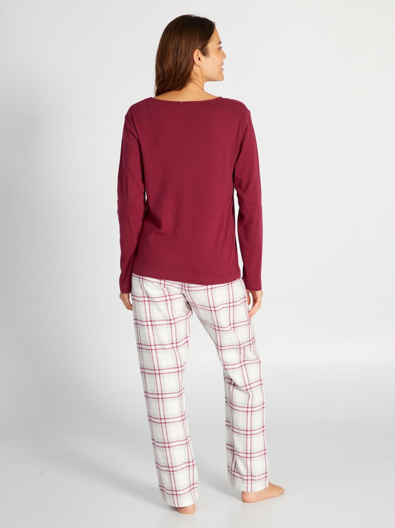 Pantalon De Pyjama Femme Vlazom - Coton élastique, Taille Ajustable, Avec Poches - Confortable Pour La Maison