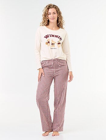 Pyjama long 'Winnie' 'Disney' - 2 pièces